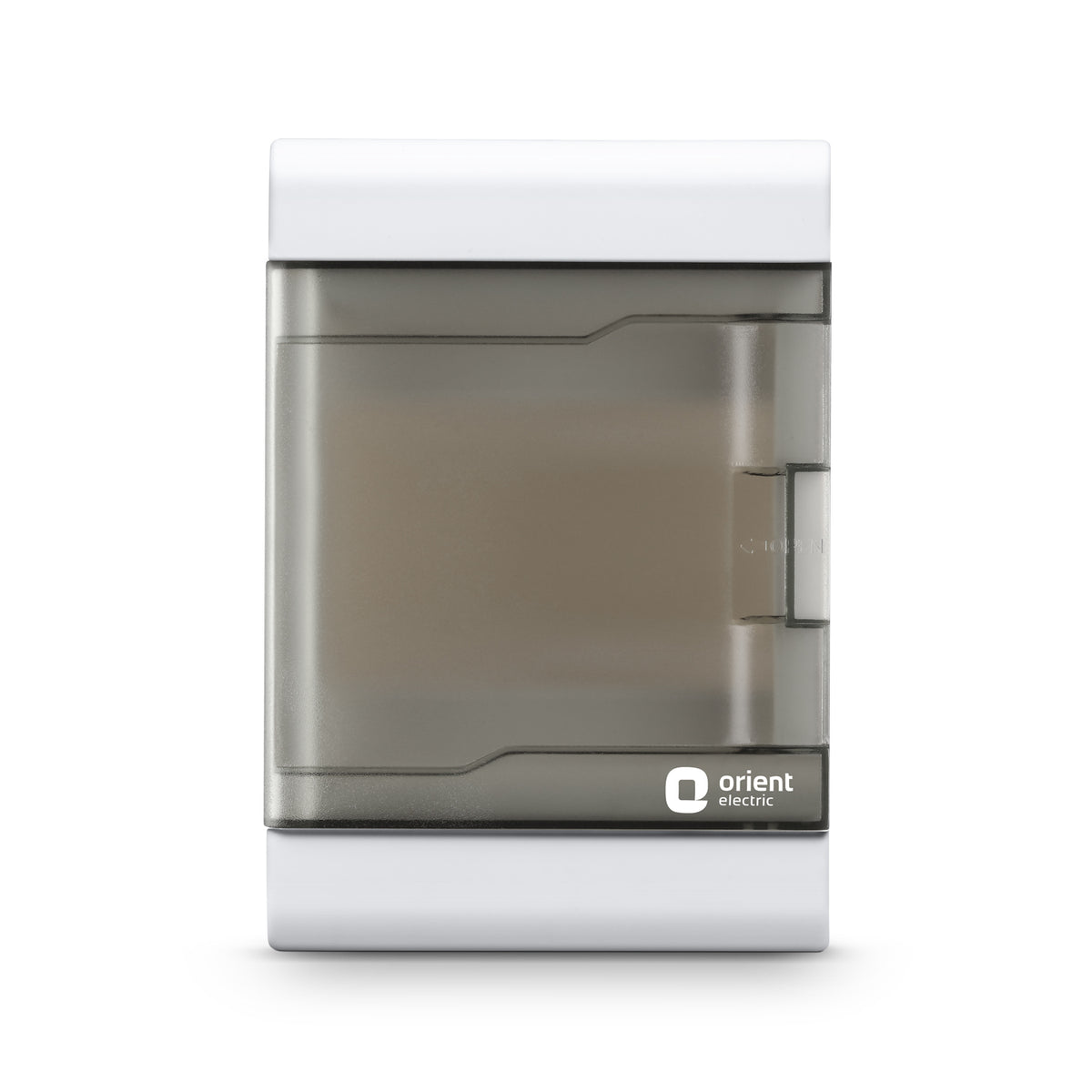 Plastic 4W Stella MCB Enclosure Distribution Board - front view - Orient Electric