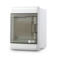 Plastic 4W Stella MCB Enclosure Distribution Board - front view, flat - Orient Electric