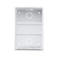 Plastic 4W Stella MCB Enclosure Distribution Board - back box view - Orient Electric