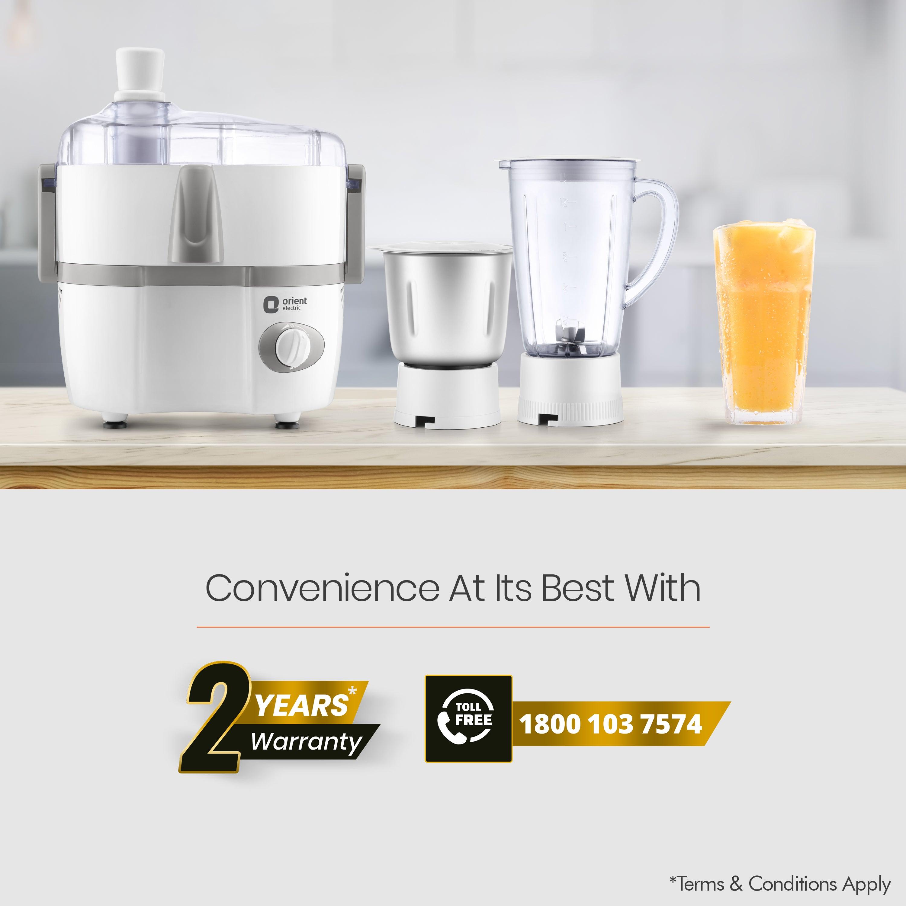 Buy Aisha 2 Jar Juicer Mixer Grinder Online in India Orient Electric